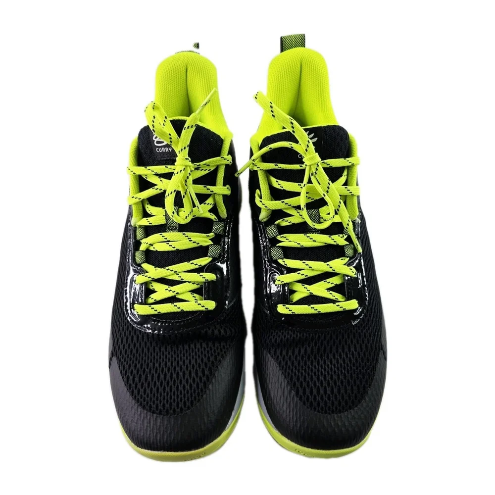 Under Armour Curry 3Z6 Black Volt Mod Grey Sneakers 3025090-001 Men's Size 10